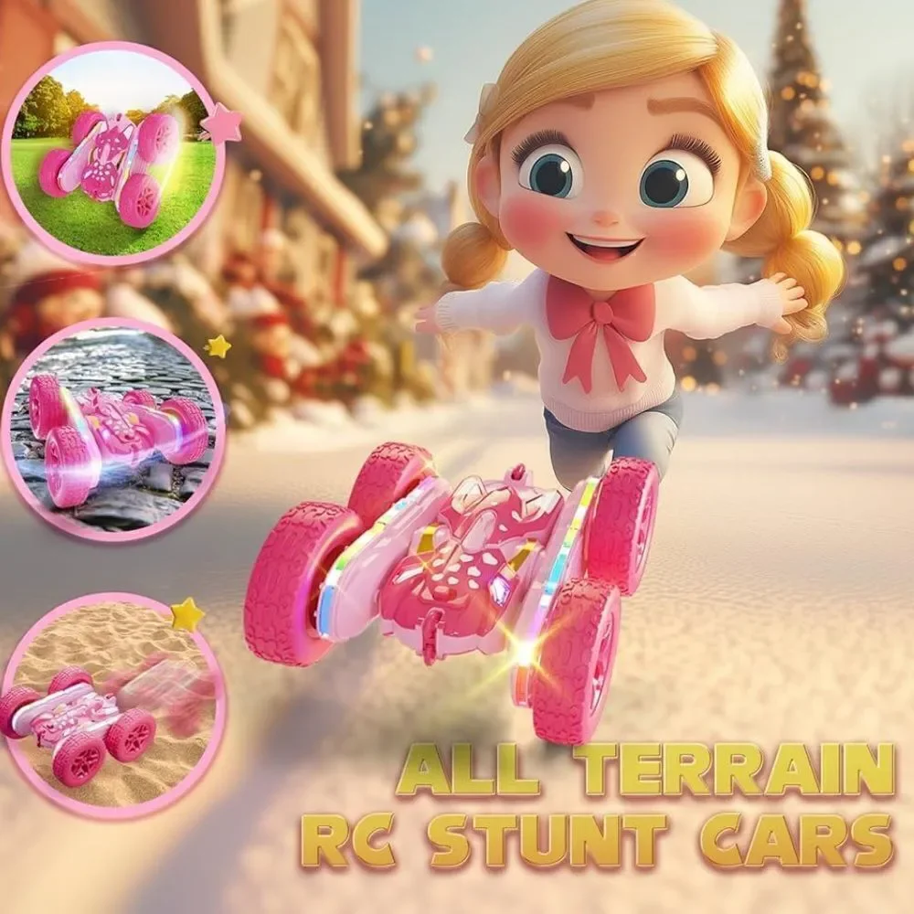 All Terrain RC Stunt Car in pink! Brand new- box has never been opened! 6+